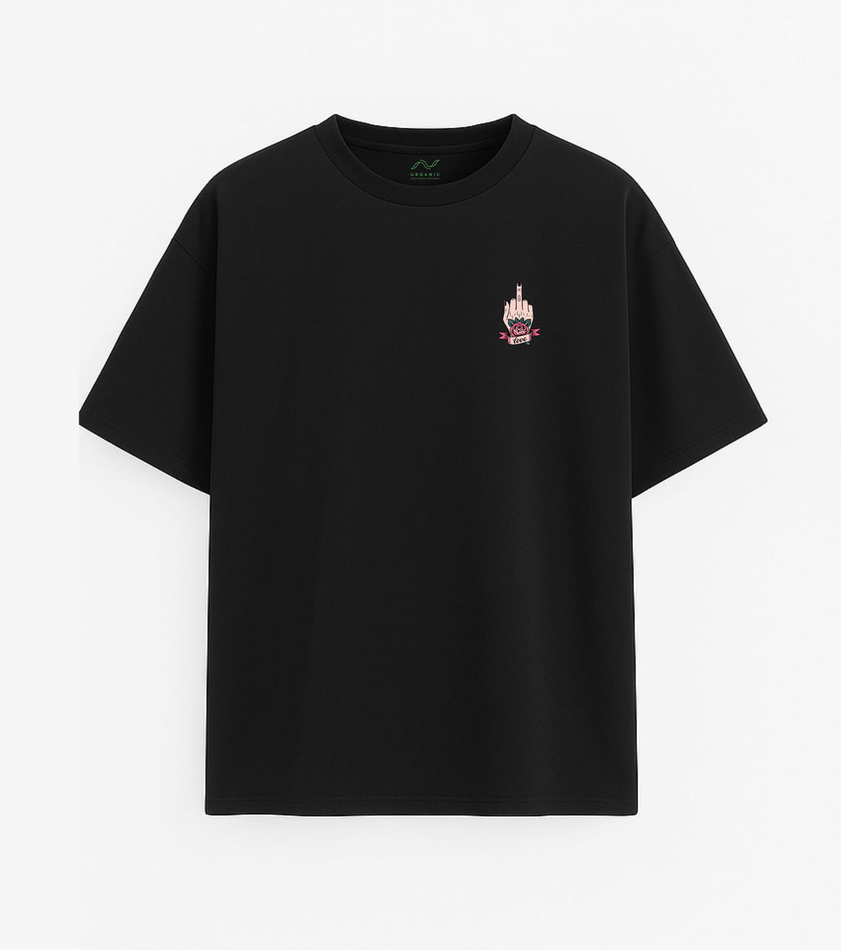 Black Oversized T-Shirt "Not Today"