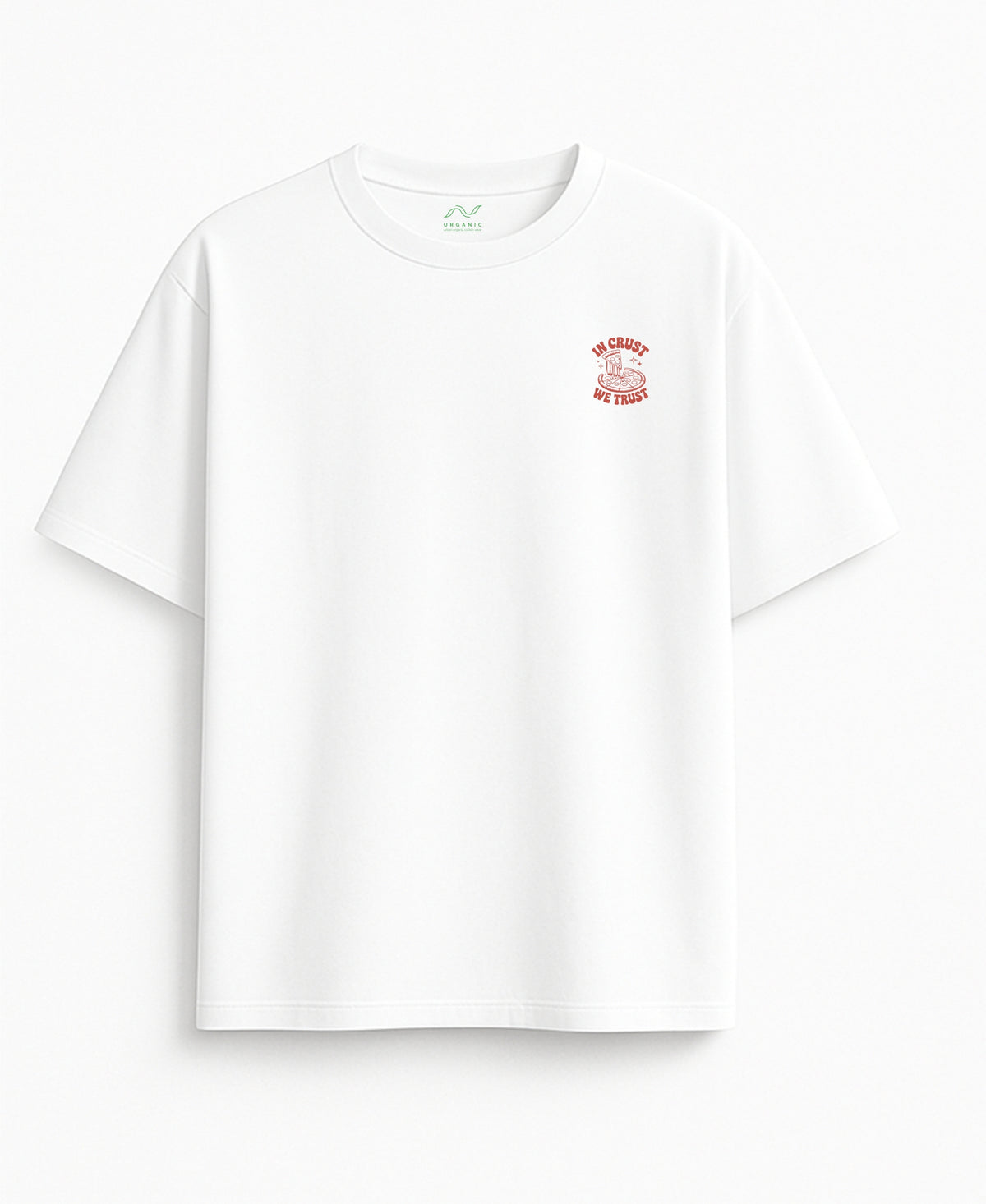 White Oversized T-Shirt "Crunchy"