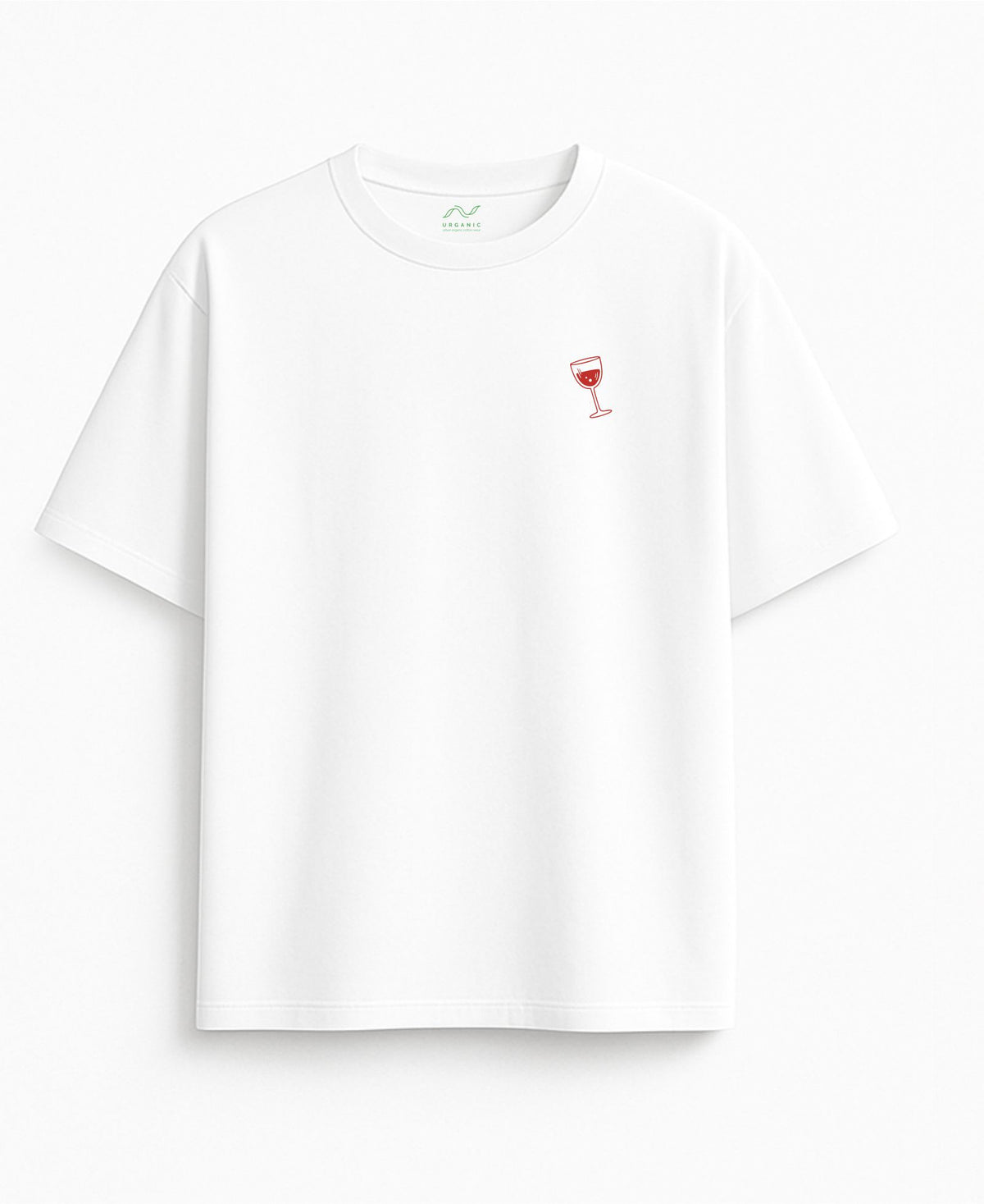 White Oversized T-Shirt "Ciao"