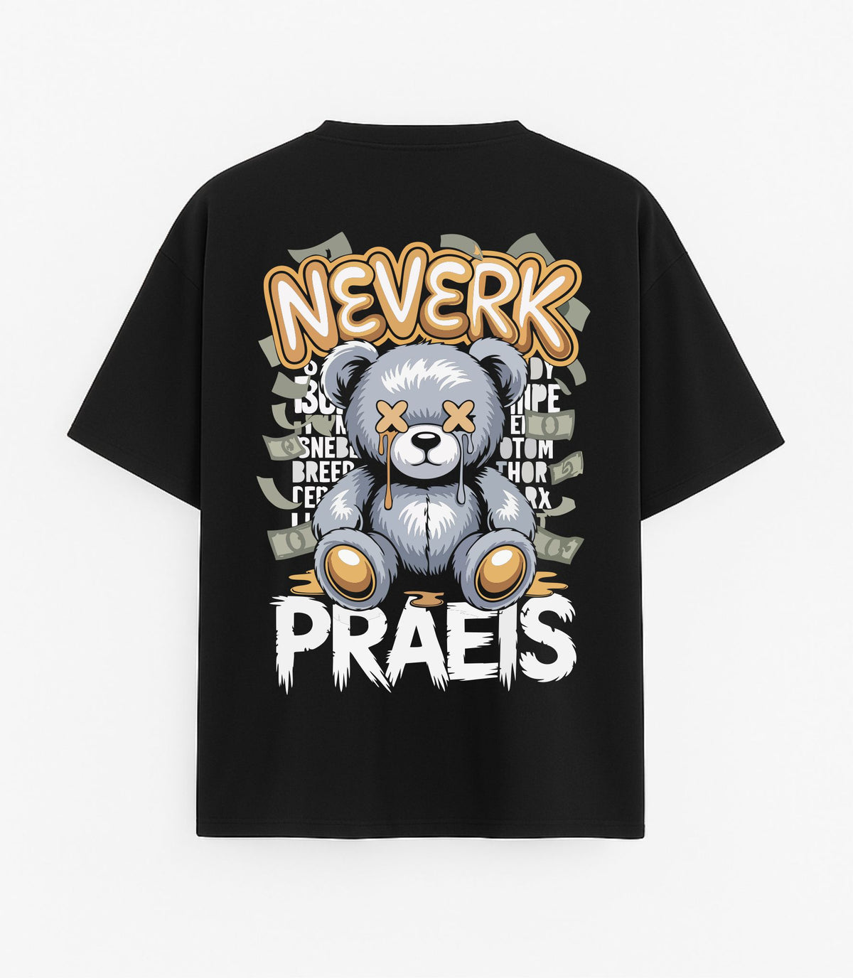 Black Oversized T-Shirt "Don't Cry, It Will Pass"