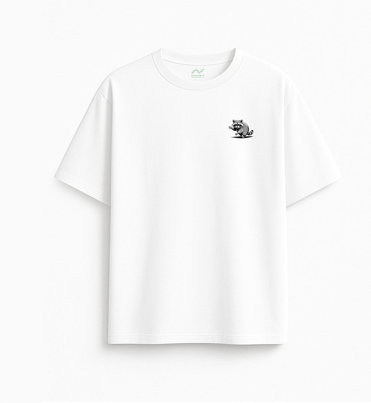 White Oversized T-Shirt "On My Way"