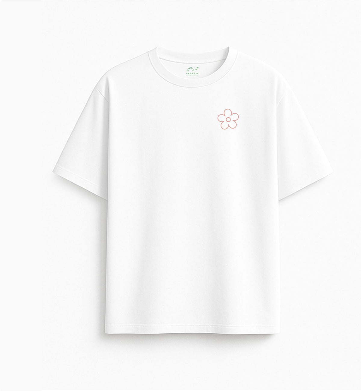 White Oversized T-Shirt "Mental Breakdown"