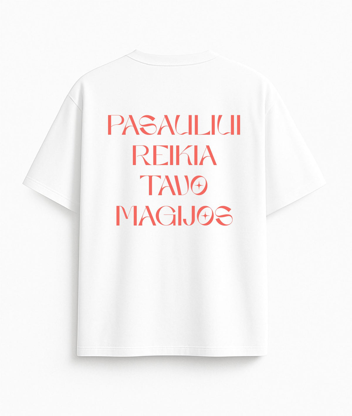 White Oversized T-Shirt "Magic"