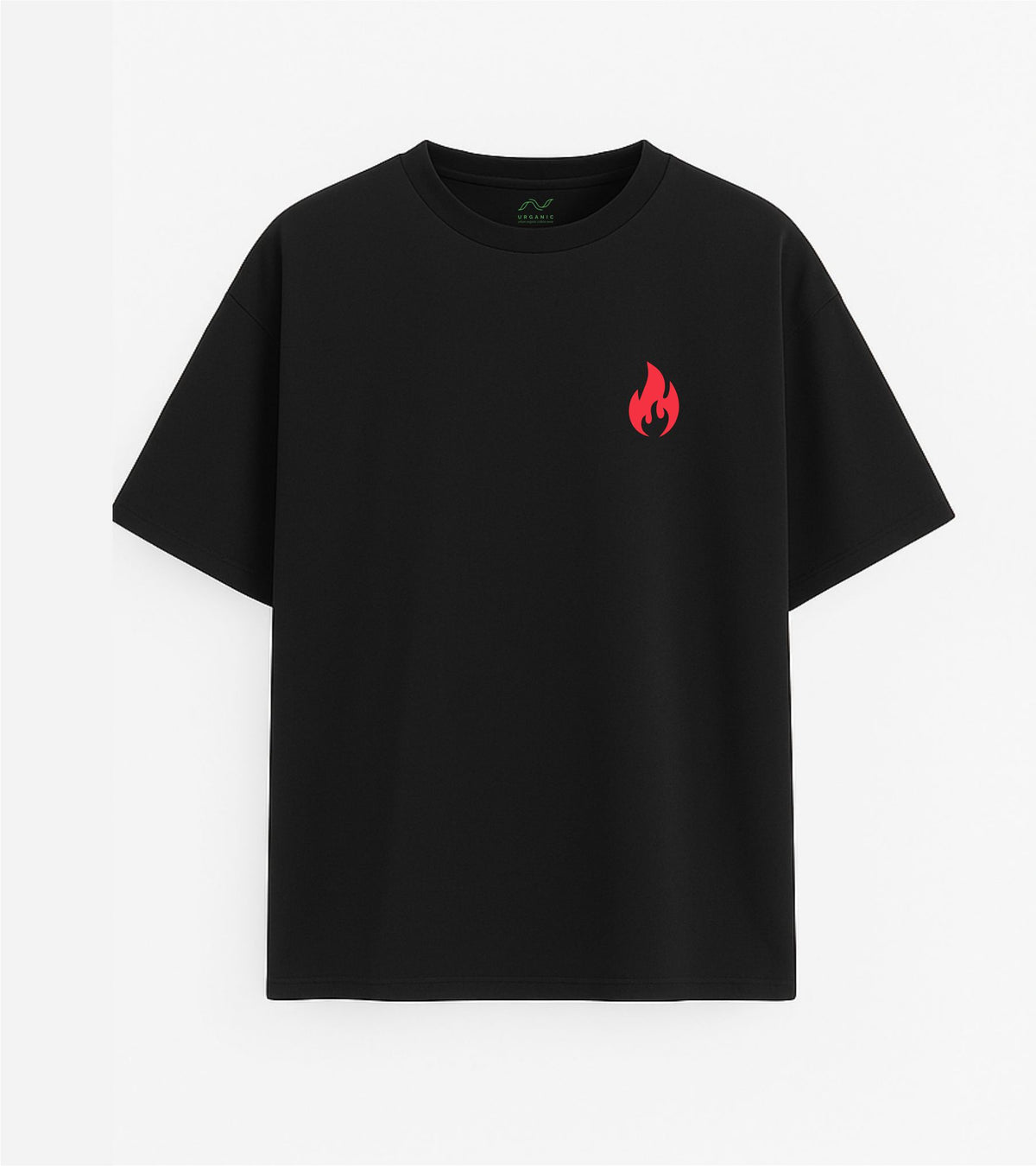 Black Oversized T-Shirt "To Hell With Negativity"