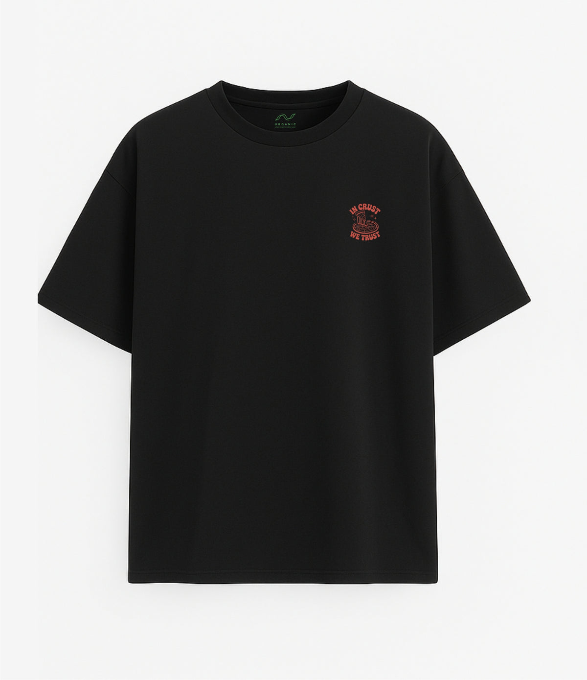 Black Oversized T-Shirt "Crunchy"