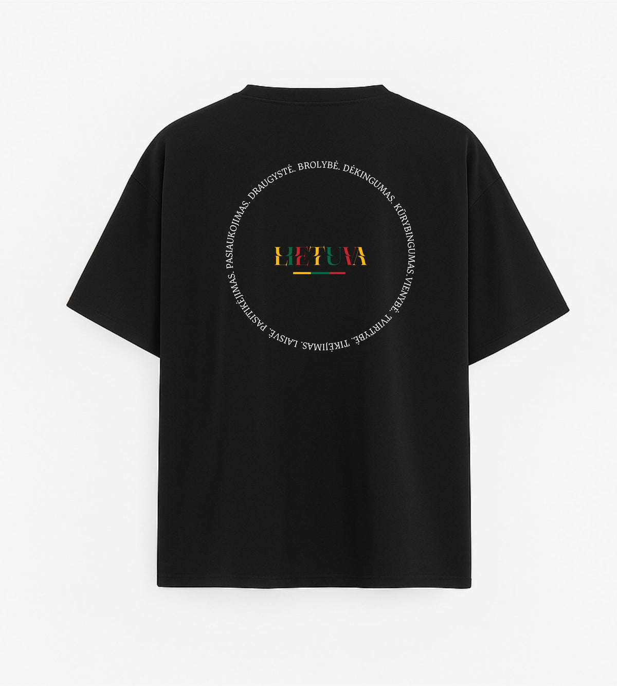 Black Oversized T-Shirt "Brotherhood"