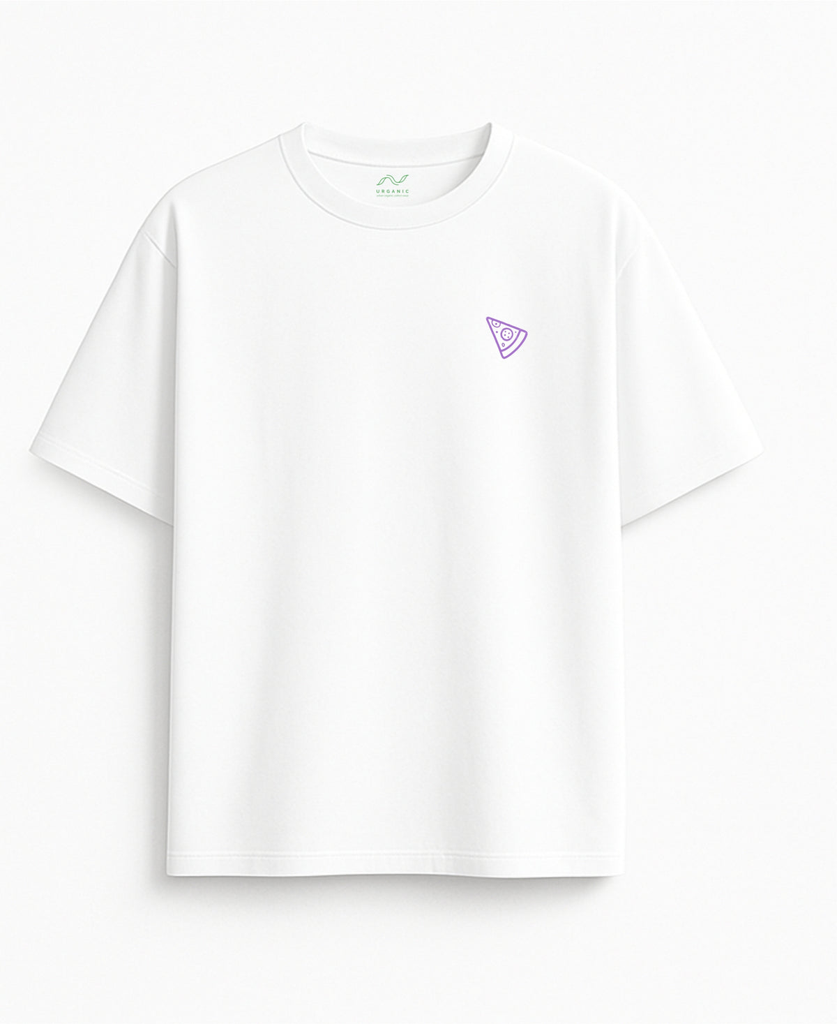 White Oversized T-Shirt "Taste of Italy"