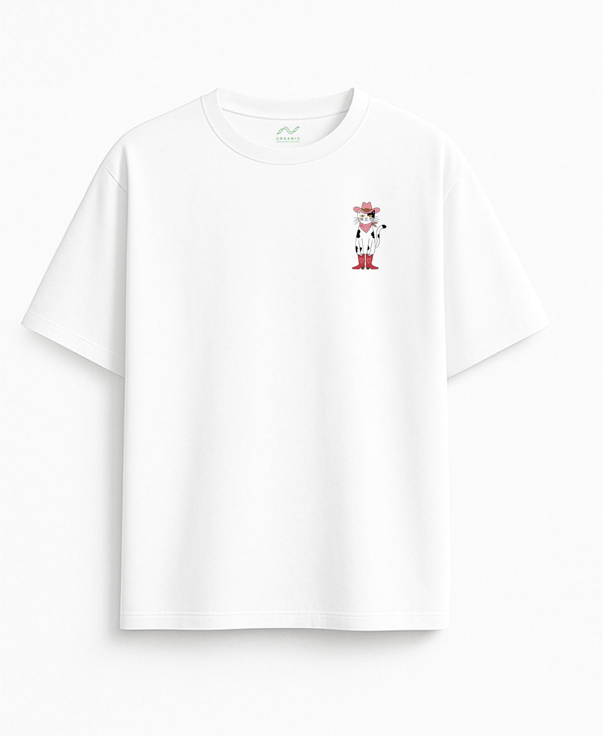 White Oversized T-Shirt "Good Day"