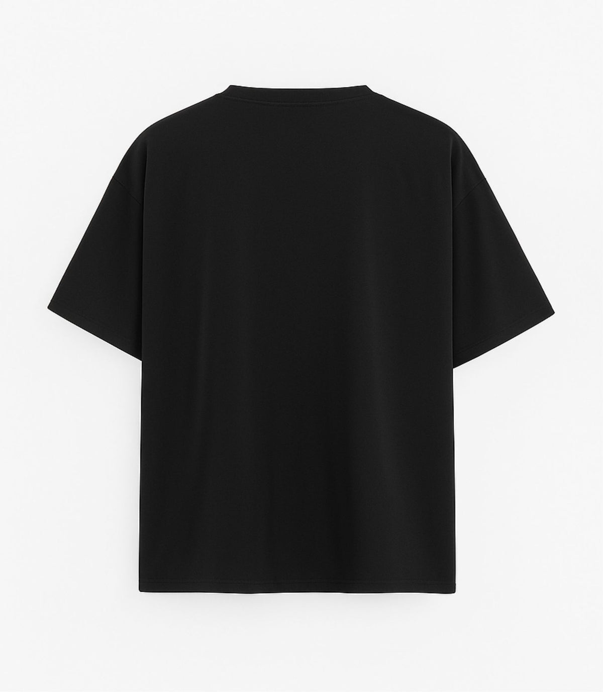 Black Oversized T-Shirt "Don't Stress"