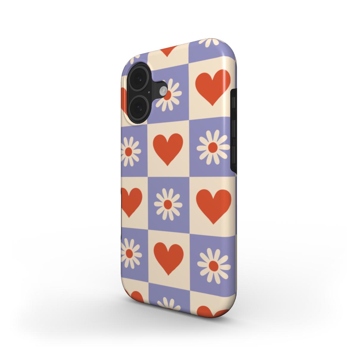 Protective Phone Case "Love & Daisies"