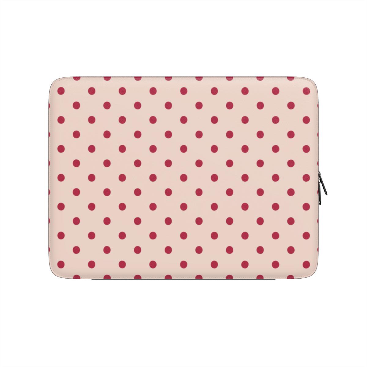 Premium Laptop Sleeve "Polka Dots"