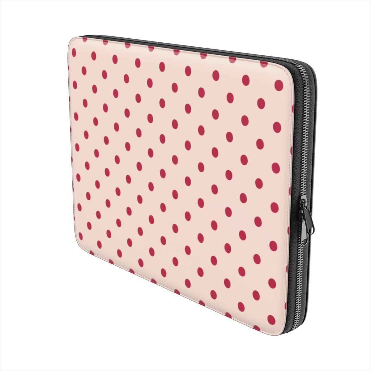 Premium Laptop Sleeve "Polka Dots"