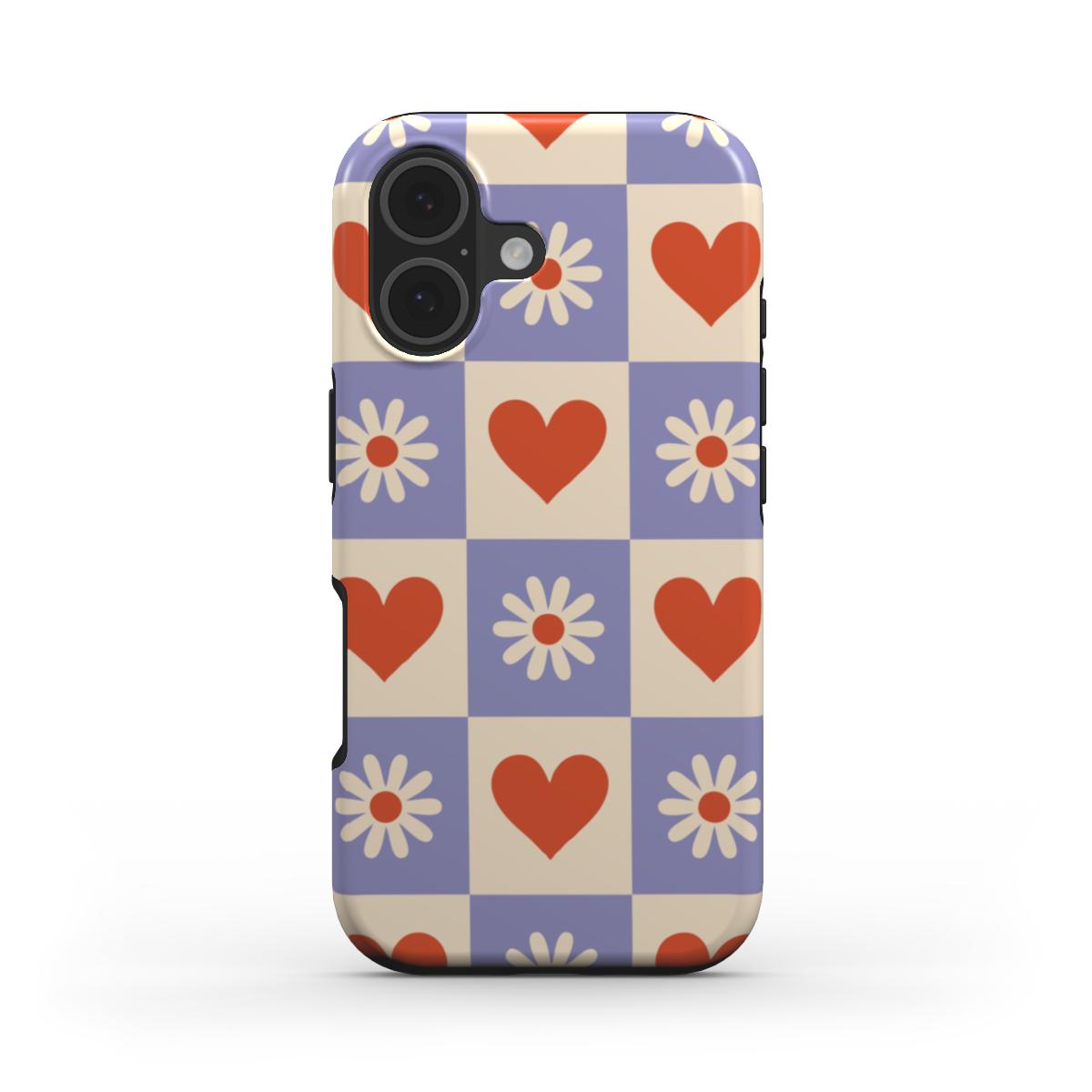 Protective Phone Case "Love & Daisies"