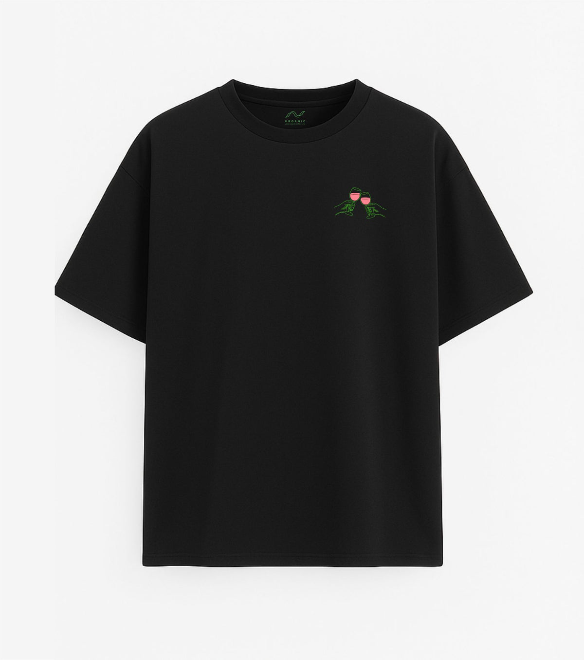 Black Oversized T-Shirt "Sounds Like Tomorrow's Problem"